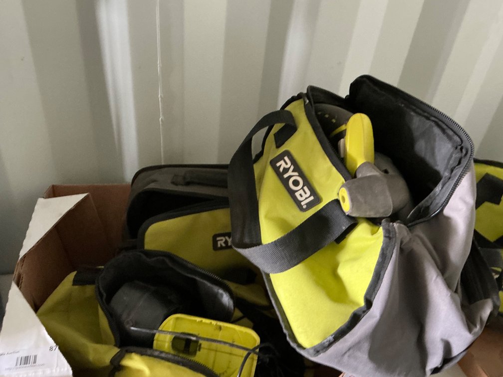 Ryobi CS0938 Circular Saw with Carry Bag, Ryobi Cordless Drill, (2) Ryobi Chargers with Carry Bag and Ryobi Corded Jig Saw - Model: JS651L1 with Carry Bag