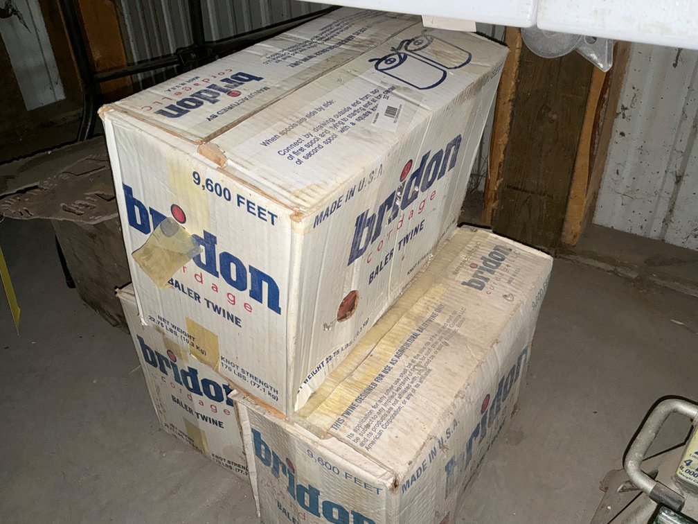 (3) Boxes of Bridon Baler Twine - 9600' Each