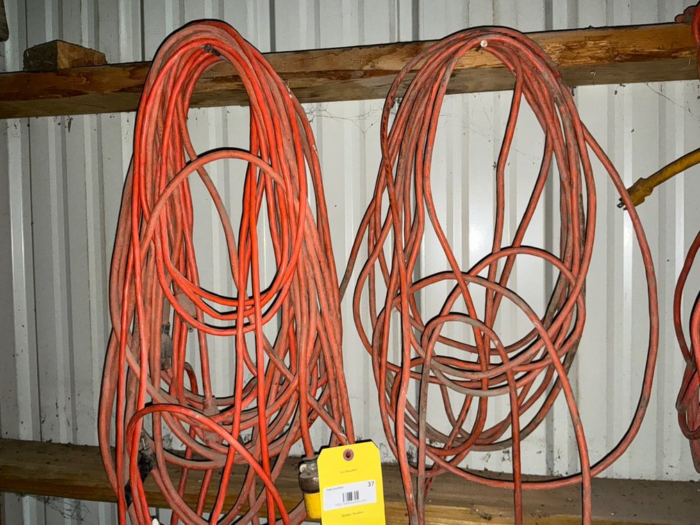 (2) Extension Cords - (1) with Light Socket End and (1) Regular