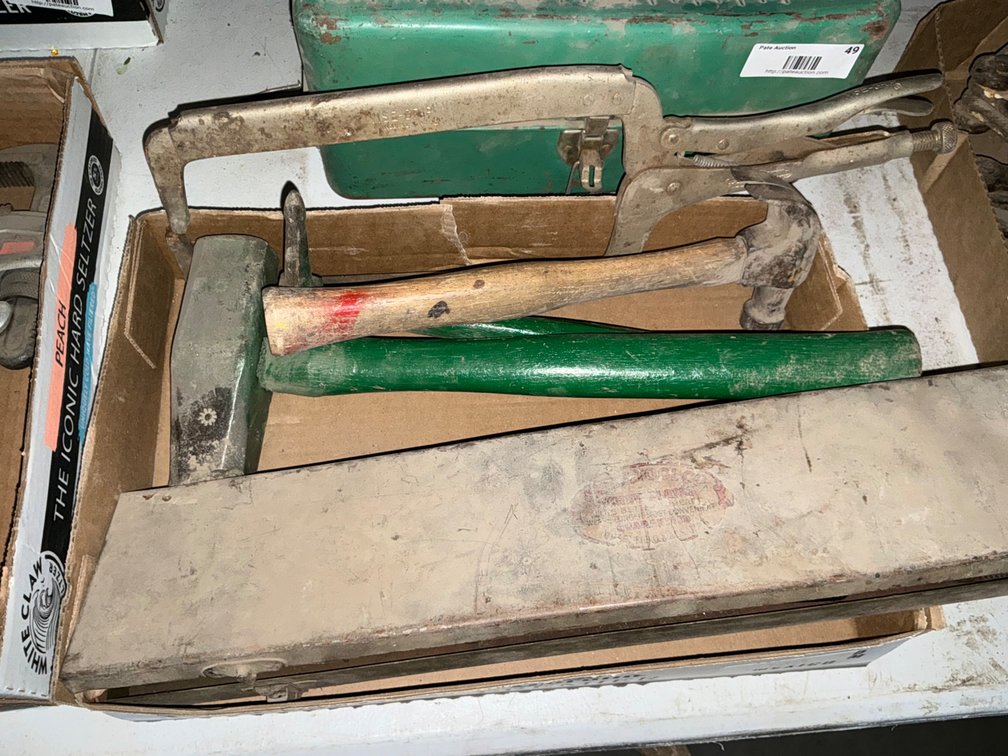 Partial Tap and Die Set, Hammers and C-Clamp