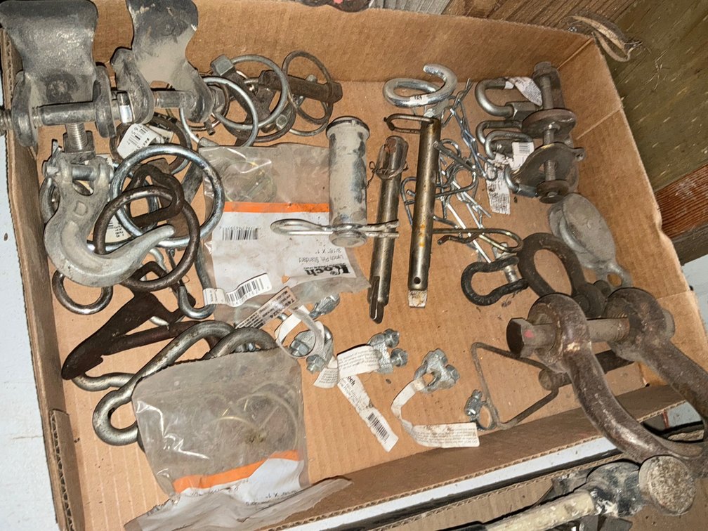 Clevis, Assorted Hitch Pins, Hitch Pin Clips and Assorted Pins