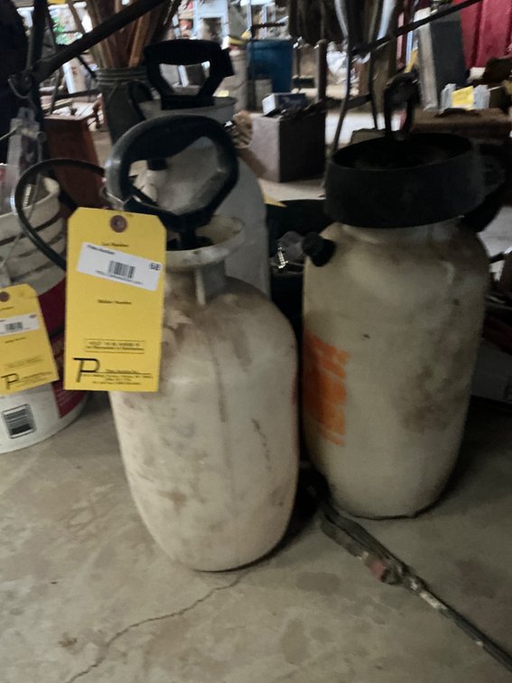 (3) Assorted Poly Lawn and Garden Pump Sprayers