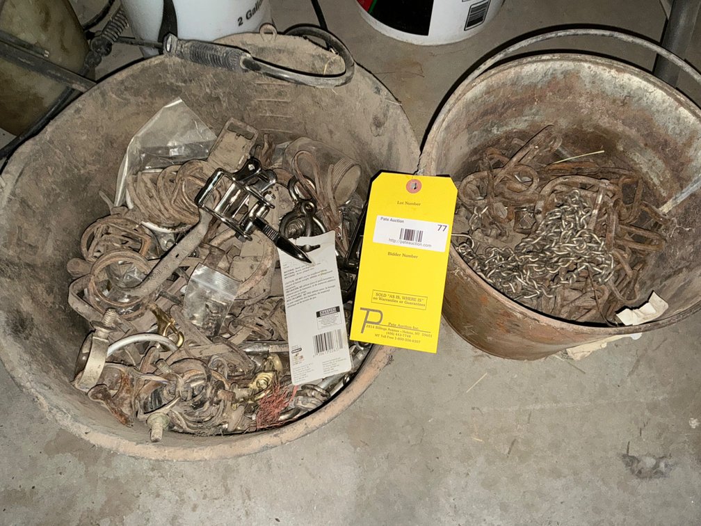 (2) Buckets of Assorted Hardware