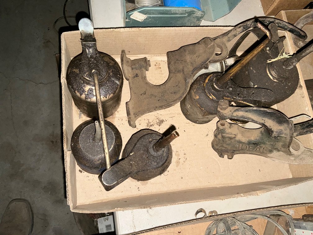 (7) Assorted Oilers and (2) Rivet Tools