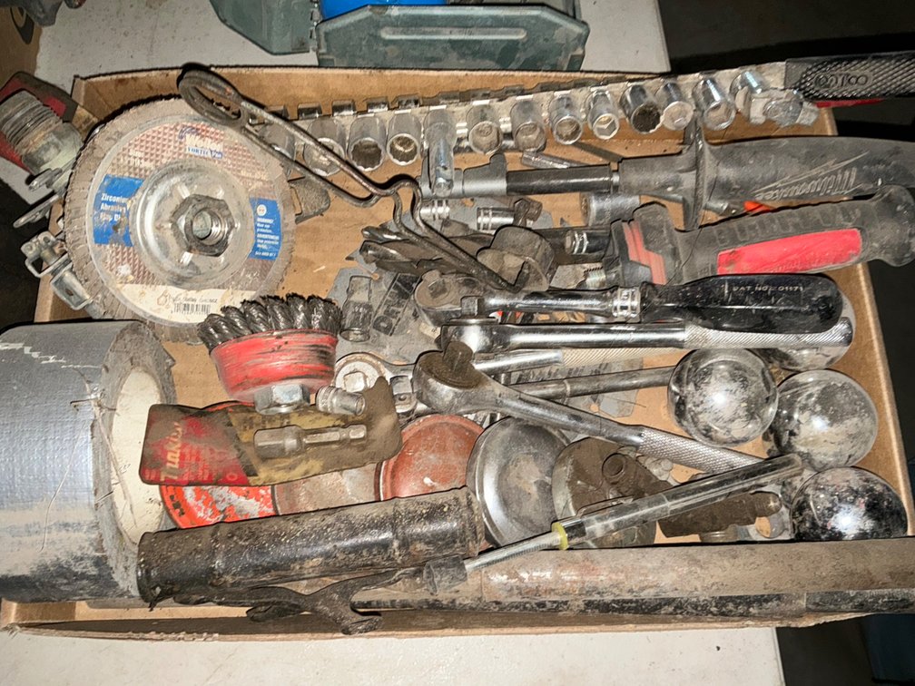 Standard Socket Set, 3/8" Drive Ratchets, Decorative Hames Balls, Sprinkler Head, Striker and More