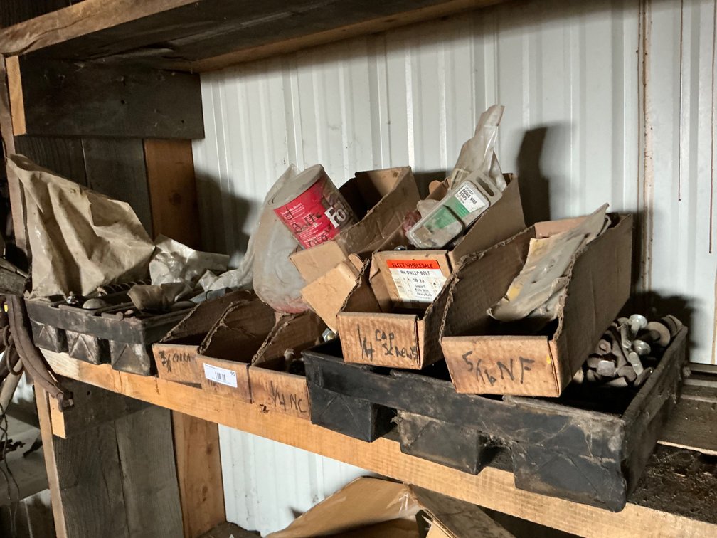 Assorted Nuts, Bolts, Washers and Miscellaneous Parts and Pieces
