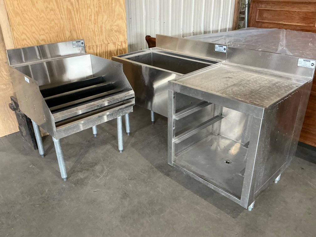 (3) Pieces of Krowne Stainless Steel Commercial Kitchen Equipment - See Description For Details