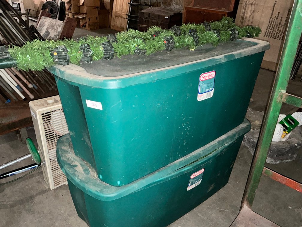 Approximately 10'H Artificial Christmas Tree