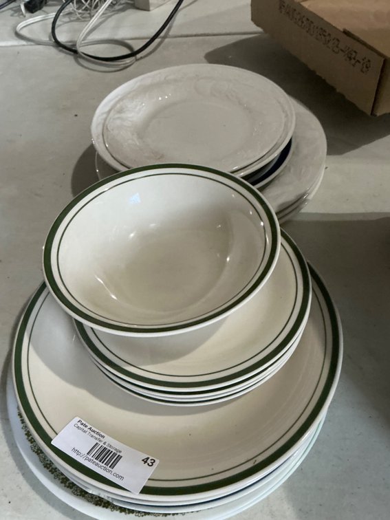 Assorted Plates and Bowl