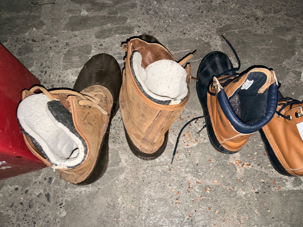 Colorado Style: 050M Duck Boots (Would Appear To Maybe Be Around A Woman's Size 7) and Sorel Size:11 Boots