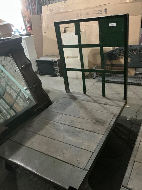 Metal Rolling Moving Cart - Platform Is 48" x 32" - 48"H @ Handle