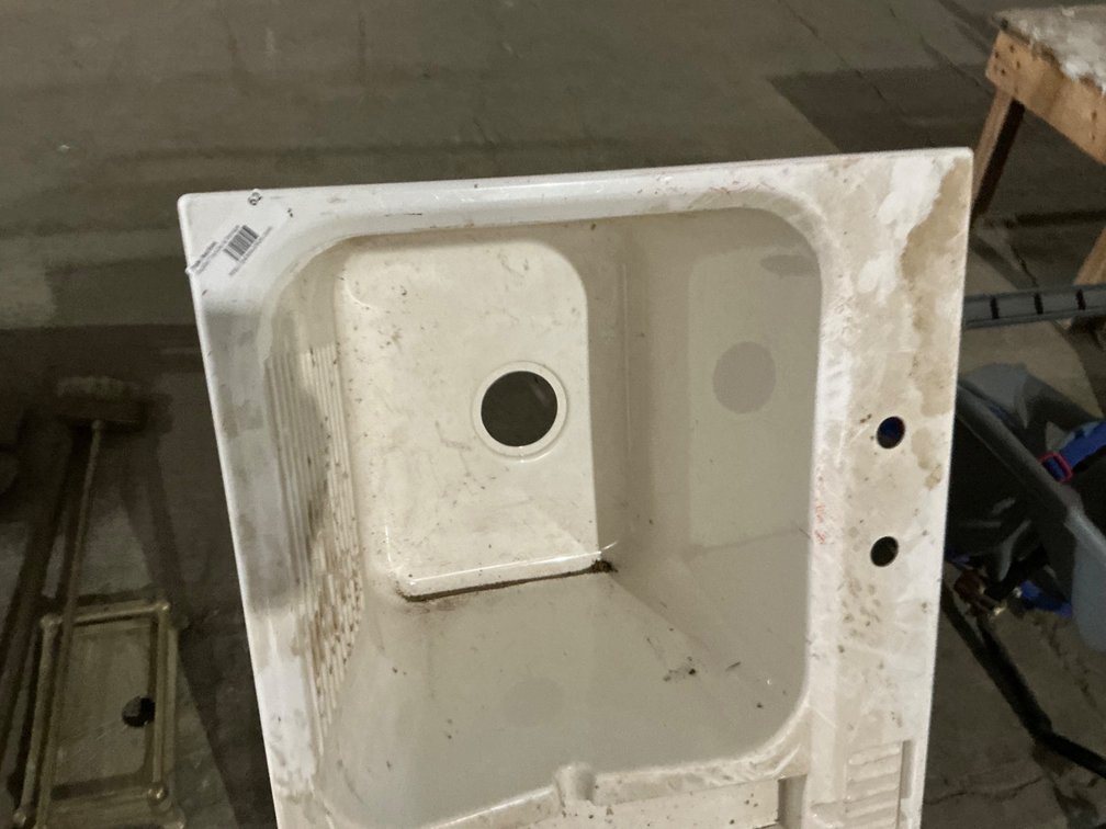 Fiberglass Utility Sink - 25" x 22" x 15"D