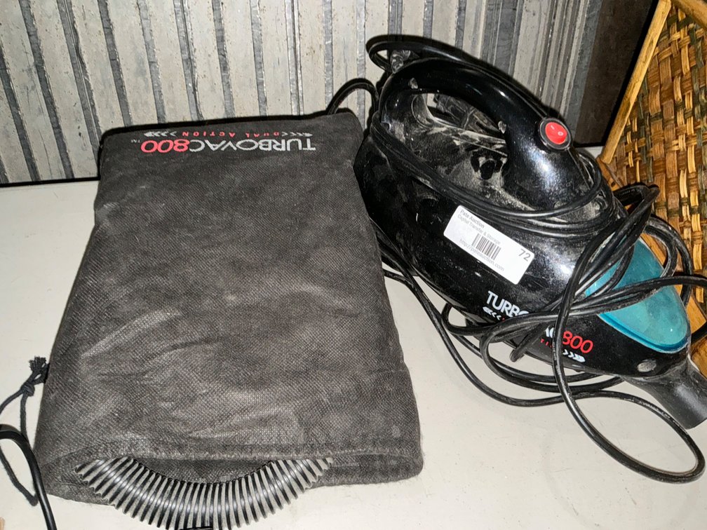 Turbo Vac 800 Portable Vacuum & Blower with Accessories