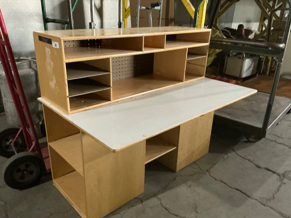 Wooden Desk - 48"L x 29"W x 40"H