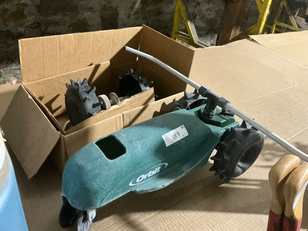 Orbit Lawn Tractor Sprinkler with Spare Parts