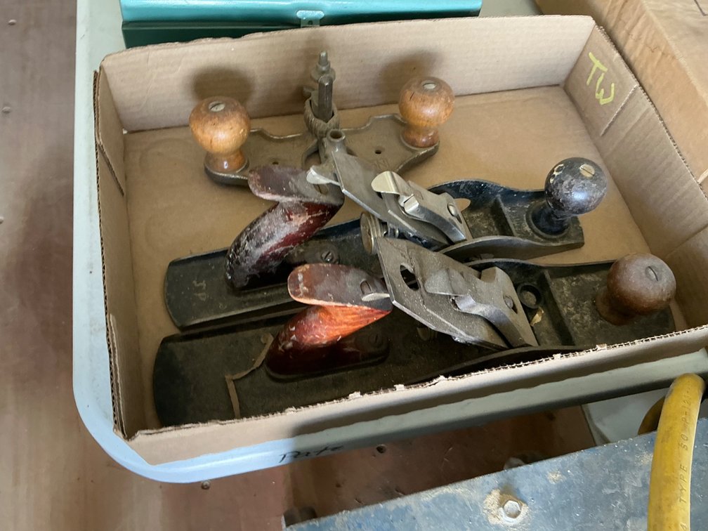 (2) Block Hand Planes and (1) Channel Hand Plane