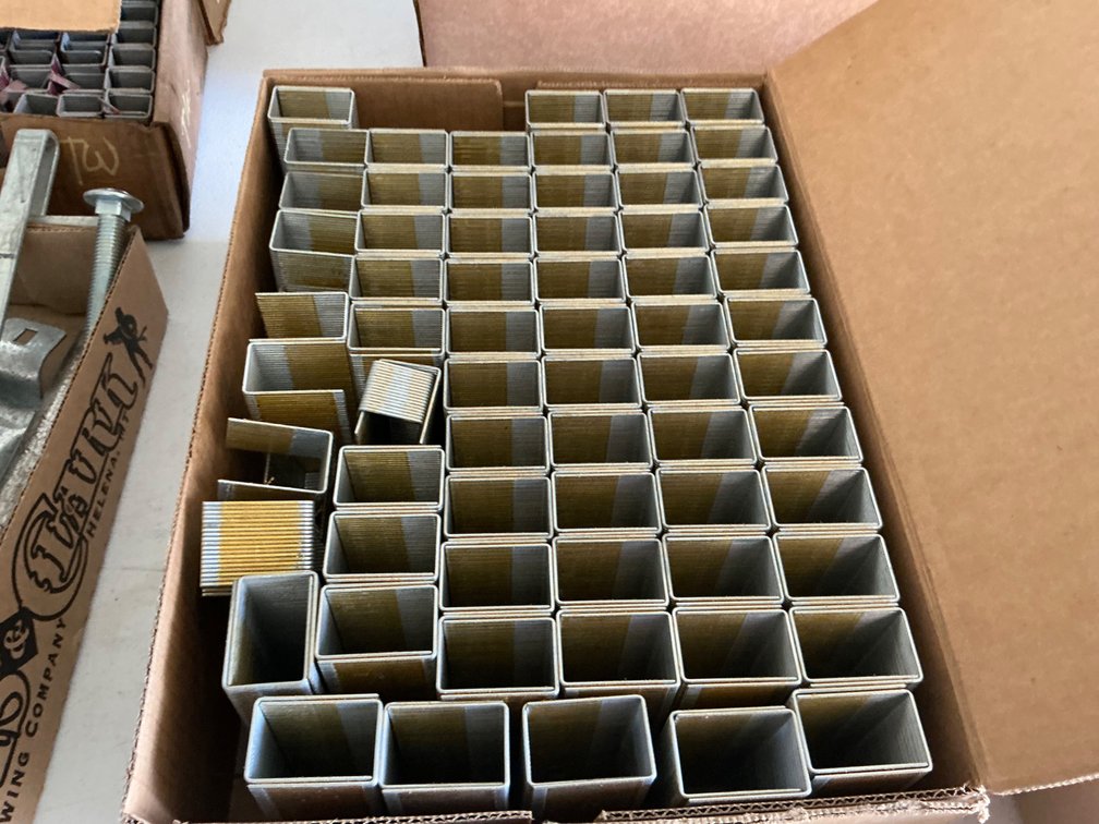 Partial Box Of Senco 1x1-1/2" Crown Staples