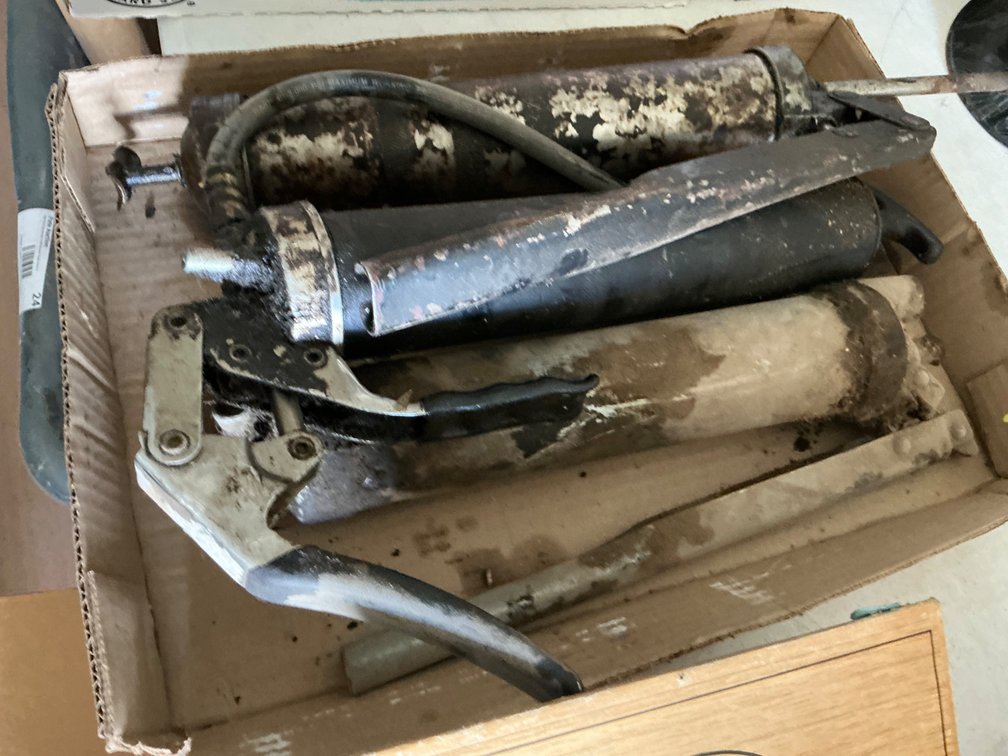 (3) Assorted Grease Guns
