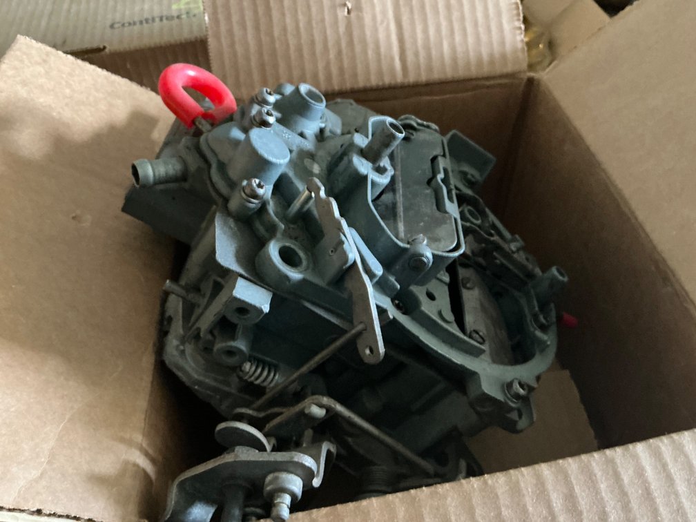Rochester Quadrajet Carburetor - Part #: 17082230, Electric Choke