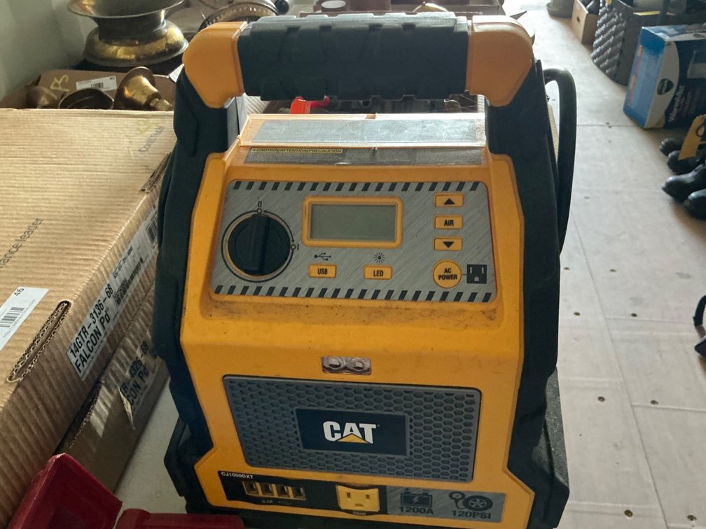 CAT 12V Jump Pack With Tire Inflator, USB Charging Ports And 200W, 120V Power Inverter