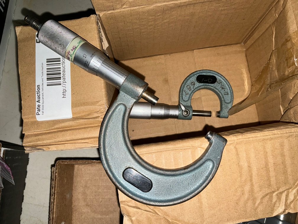 (2) Micrometers - 0-1" And 1-2"