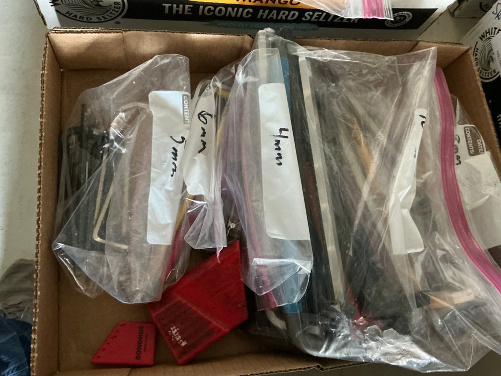 Box Of Assorted Metric Allen Wrenches