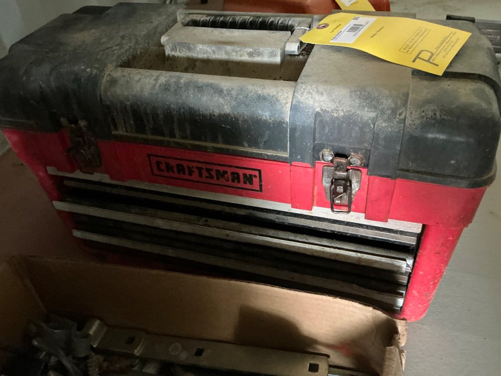 Craftsman Plastic Toolbox - 3-Drawer, 22"L x 10"W x 14"H