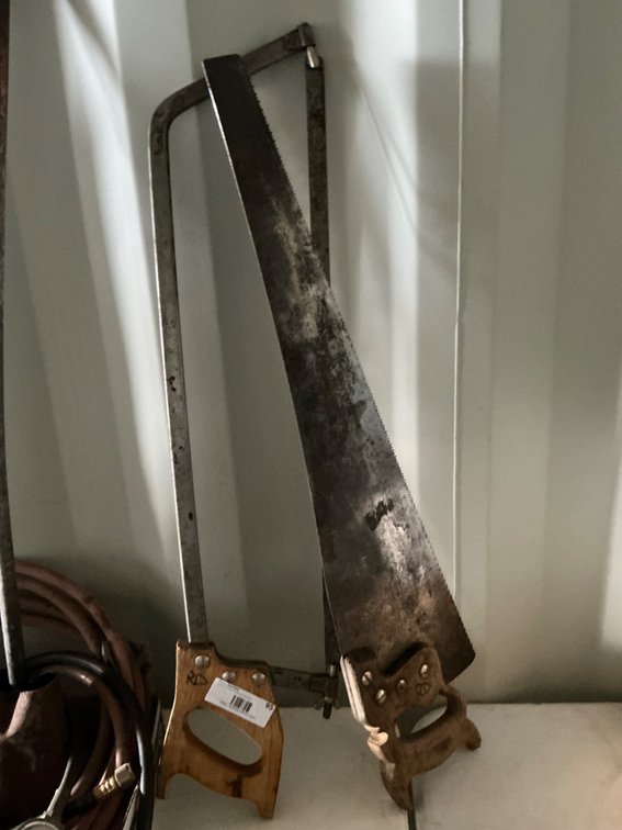 Carpenters Handsaw And Meat Saw