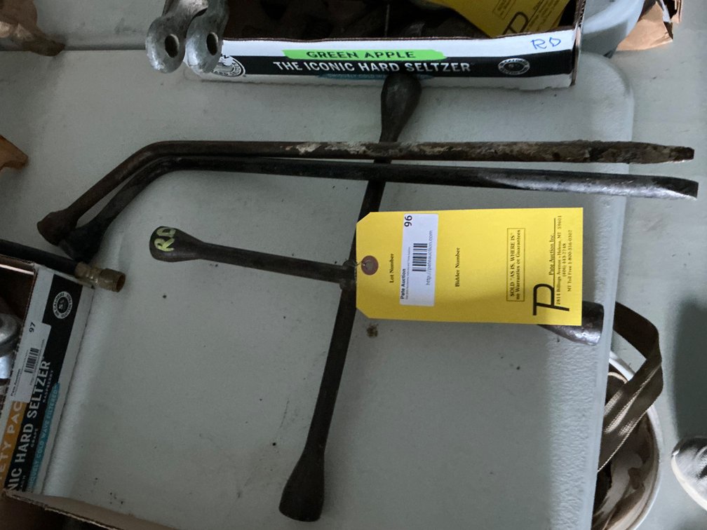 4-Way Lug Wrench And (2) Standard Lug Wrenches