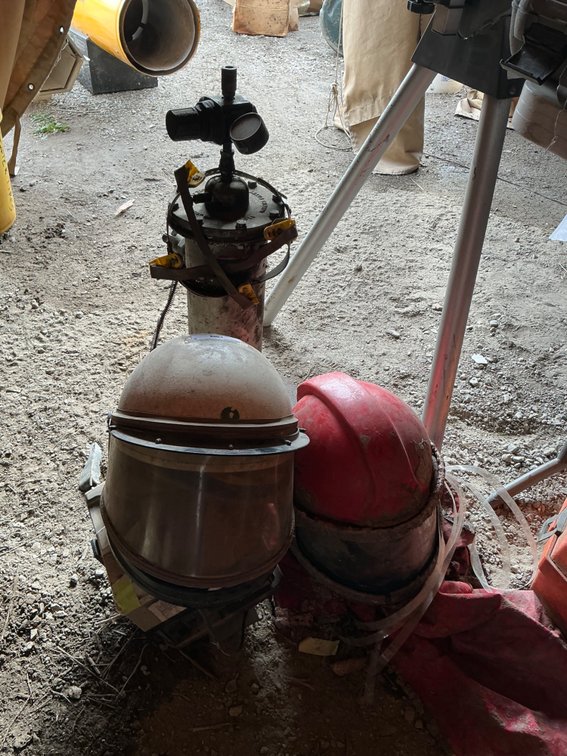 A-BEC Air Purifying System With Helmet and 3M Air Purifying System With Helmet