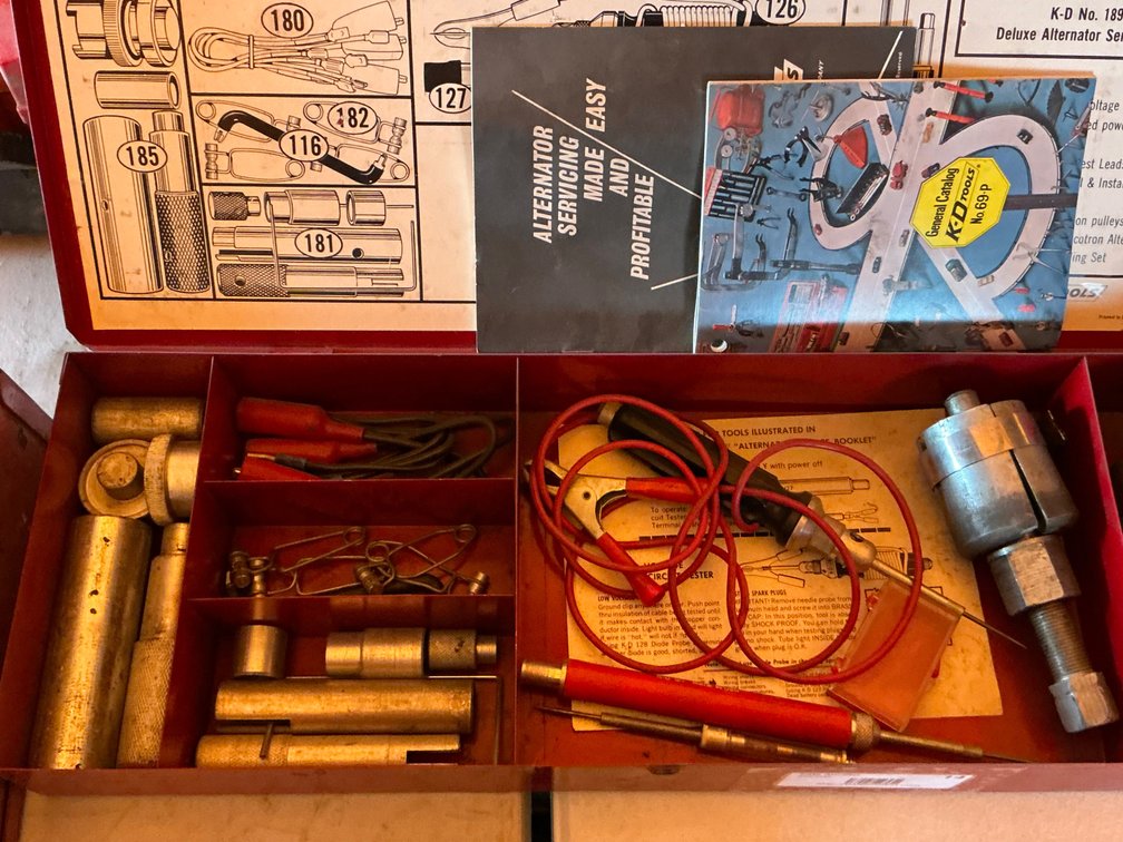 K-D Tools Alternator Service Kit - Model: 189, With Metal Case