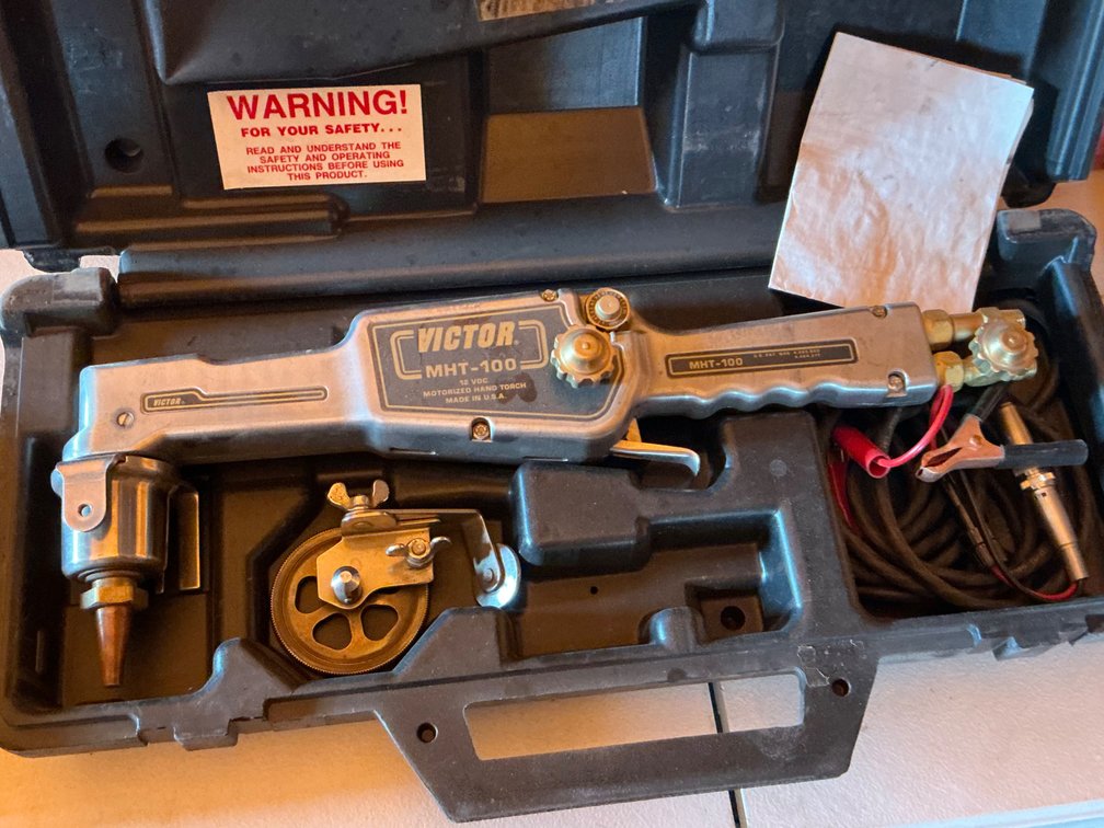 Victor Motorized Hand Torch Kit - Model: MHT100, 12V DC, With Case