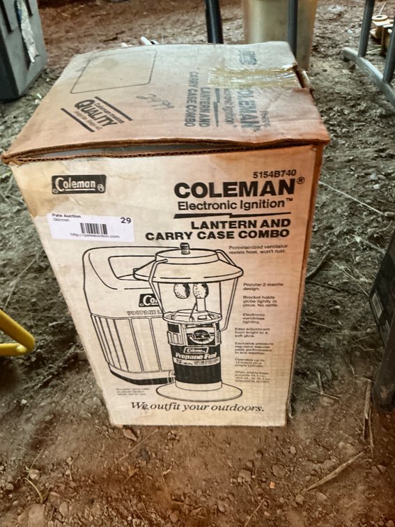 Coleman Propane Lantern - Model: 5154B740, With Electric Ignition (Lantern Top Only, This Sits On Top Of Propane Tank, No Carry Case, No Base)