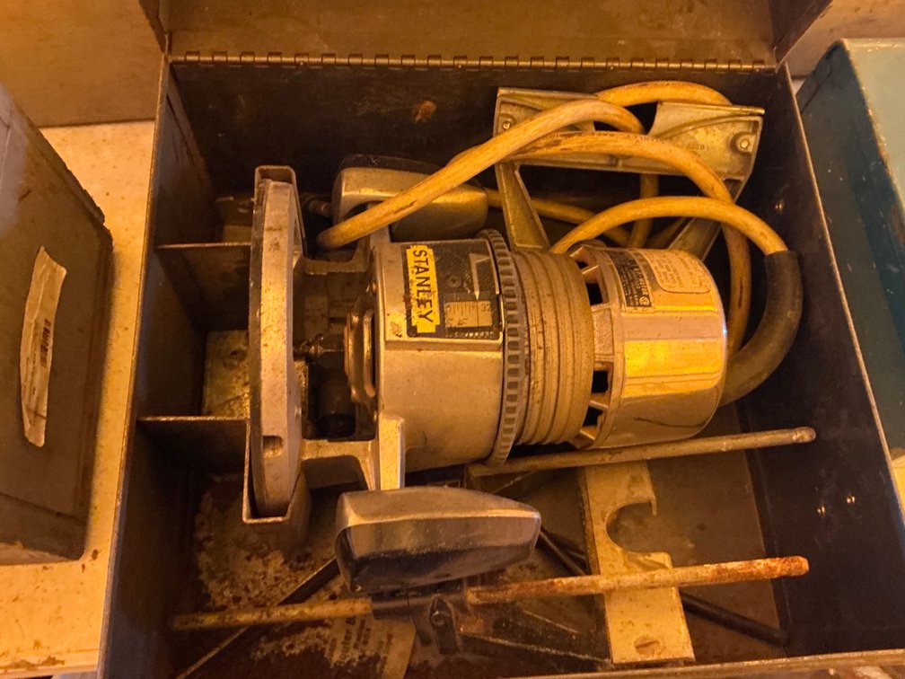 Stanley Jobmaster Router - Model: 03, 1Hp Motor, With Metal Case