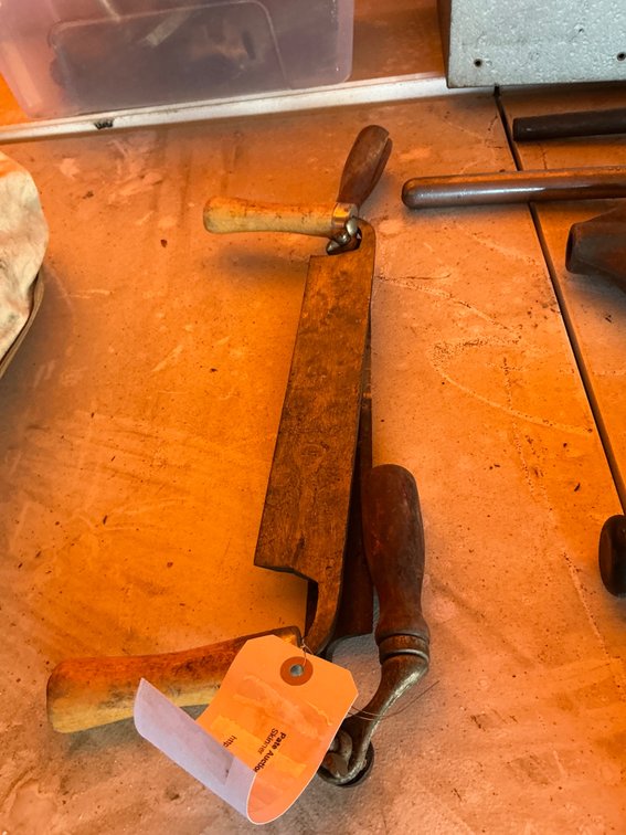 (2) Vintage Draw Knives - Both Have 10" Blades