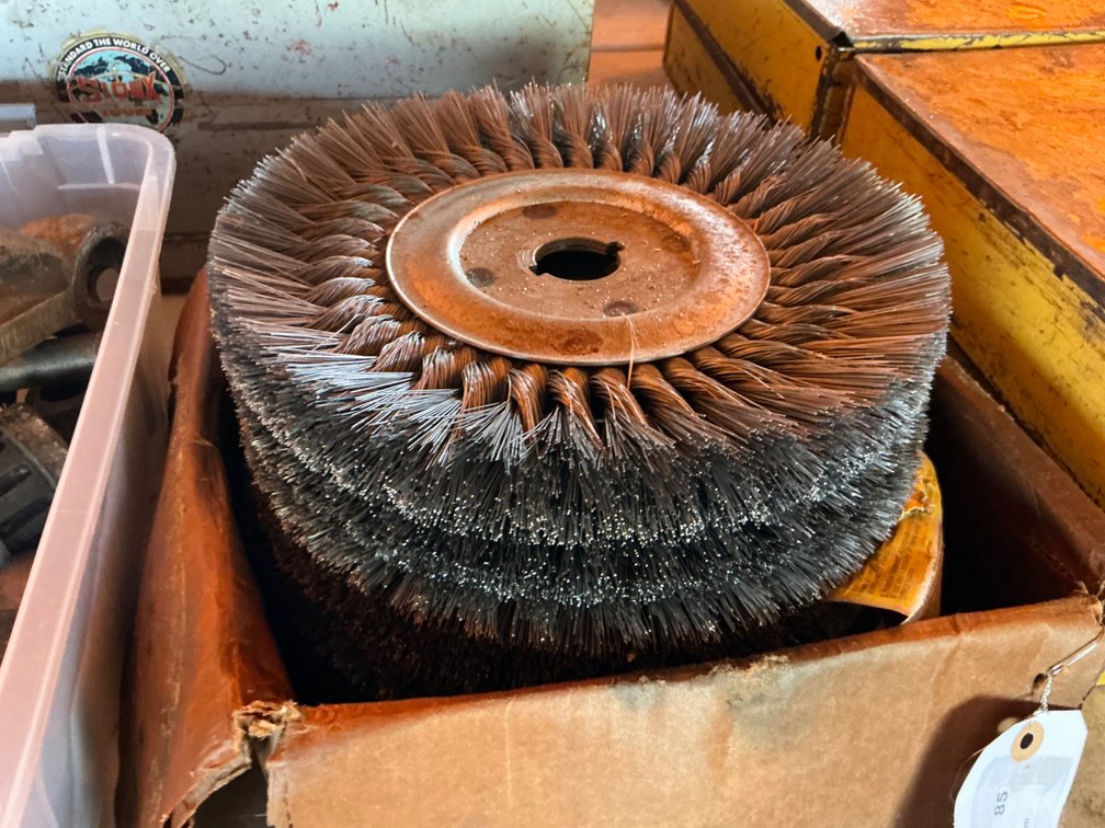 (6) Osborn 10" Diameter Wire Wheels For Large Industrial Bench Grinders