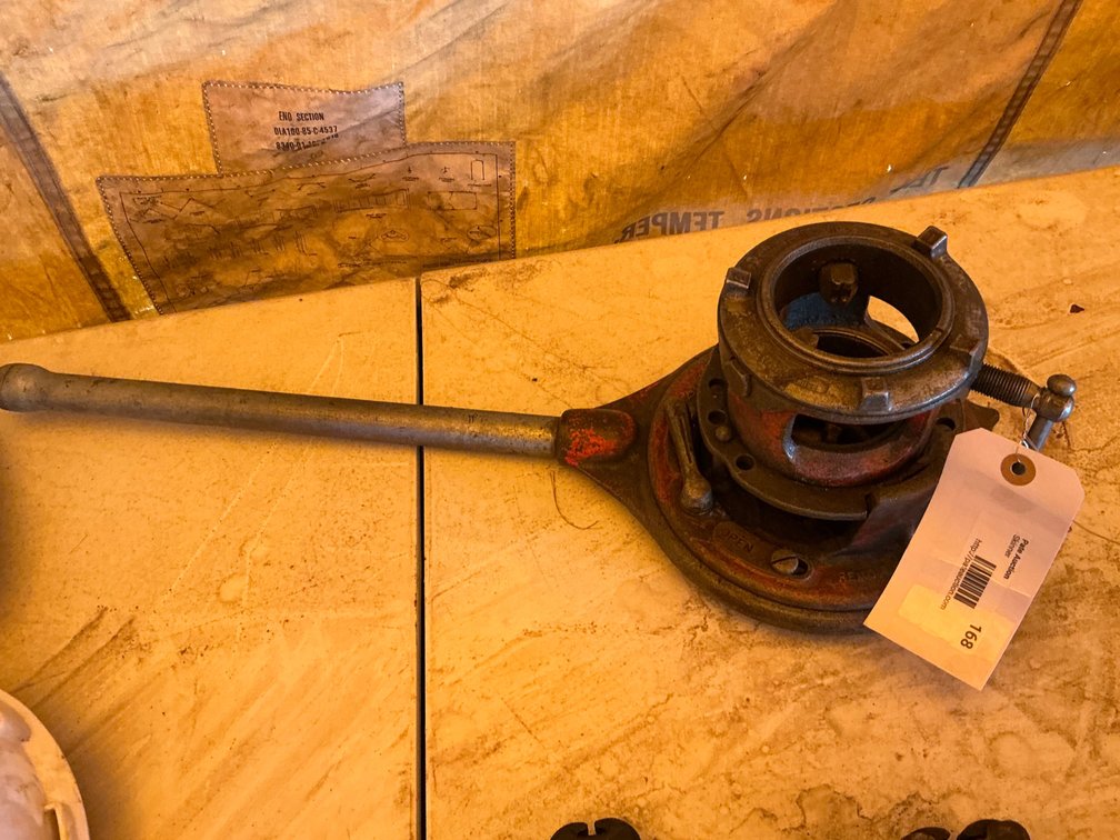 Ridgid No. 65-R 1" To 2" Manual Pipe Threader