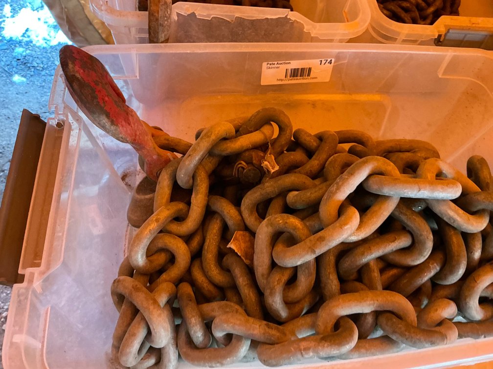 20'L 1/2" Galvanized Chain With Hooks On Both Ends
