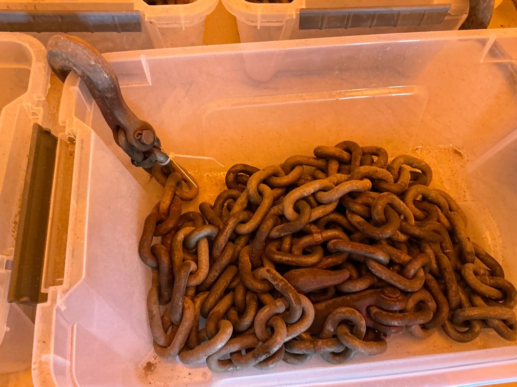 13'L 3/8" Chain With Hooks On Both Ends