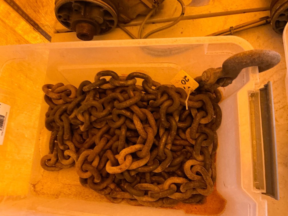20'L 3/8" Chain With Hooks On Both Ends