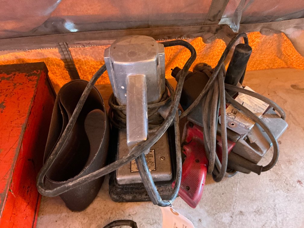 Jet Spot #123 Corded Pin Welder - 110V, 50Hz, And Craftsman Commercial Dustless Dual Motion Sander - Model: 315.22411, Corded (No Dust Bag), And (2) Sanding Belts (Unknown If They Fit This Machine)