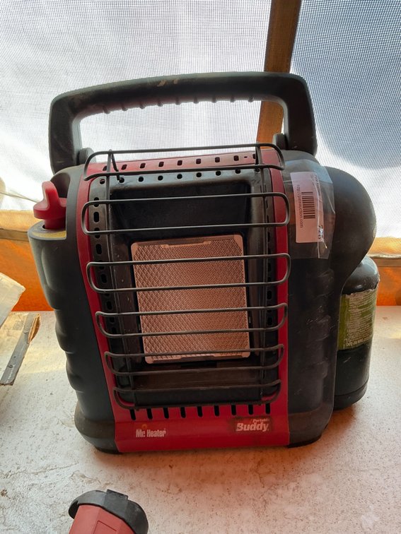 Mr. Heater Portable Buddy Heater - Model: MH-9BX, 9000 Max Btu Imput Per Hour