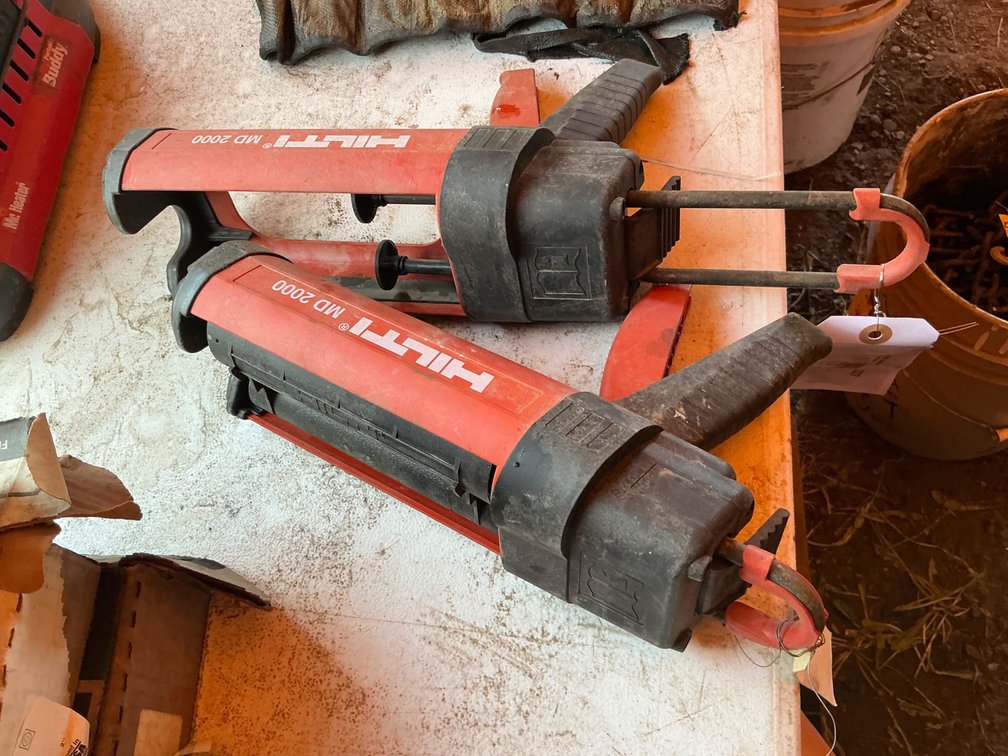 (2) Hilti MD 2000 2-Part Epoxy/Adhesive Guns