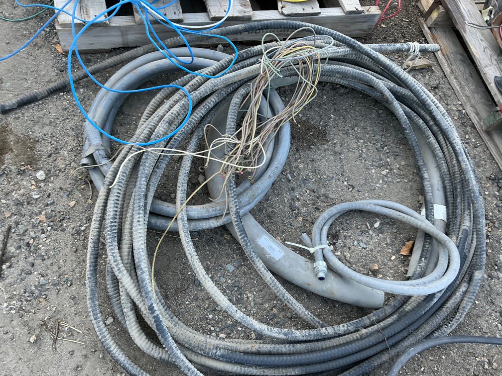 Partial Lengths (Rolls) Of Assorted Flexible Electrical Conduit
