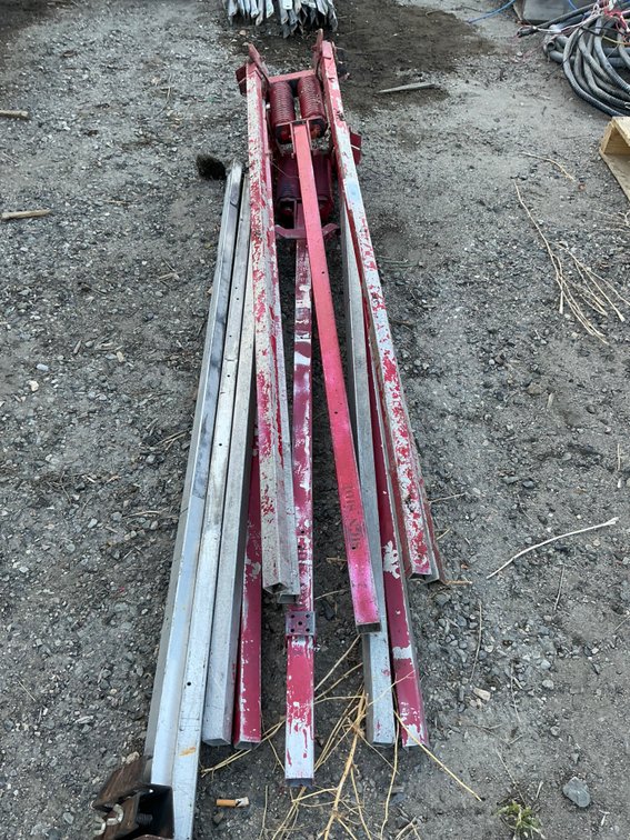 (2) Aluminum Tripod Roadway Sign Stands