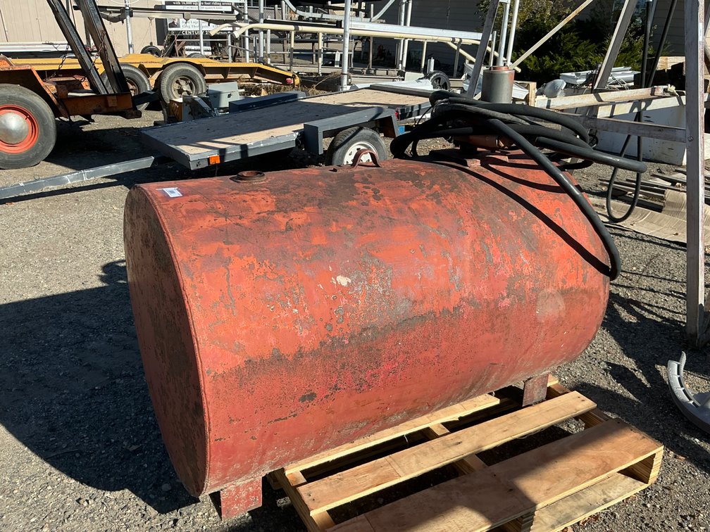 Steel Fuel Tank With Pump - 30"Diameter x 47"L
