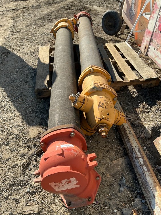 (2) Waterous Fire Hydrants on 8" Pipe - 82"L