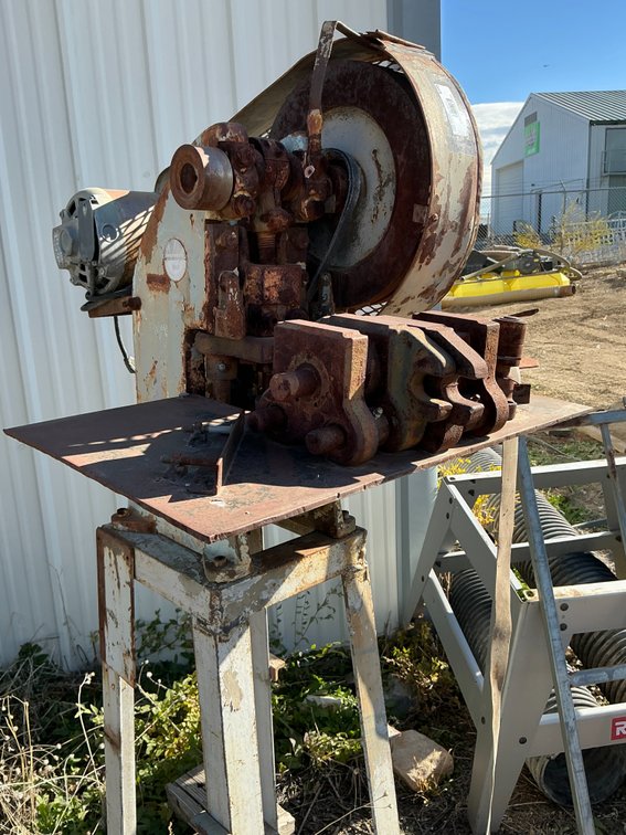 Benchmaster Tools Metal Sign Punching Machine (No Model Number Shown)