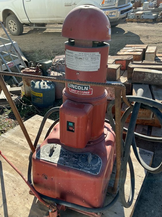 Vintage Lincoln Arc Welder - Model: Aircraft250, #8938, Serial: 101984