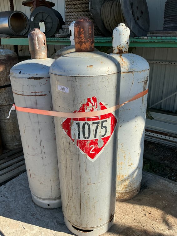 (4) 240Lb Propane Bottles/Tanks